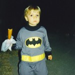 Son Michael age 4 as "The Batman"